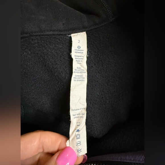 Lululemon Scuba Hoodie, Stained Glass Love Nightfall Size 2 - Picture 5 of 10